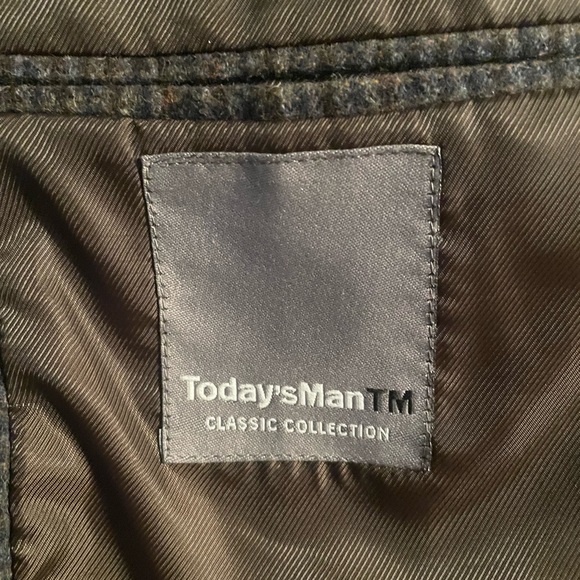 Patterned Camel Hair Sport Jacket - Picture 5 of 6